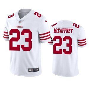 Mens Kids Youths Christian Mccaffrey Stitched White Jersey